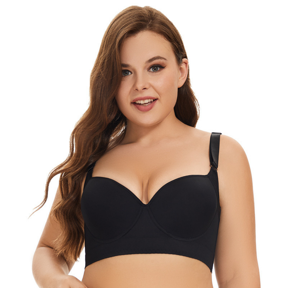 Magic Back Smoothing Push-Up Bra Plus Size