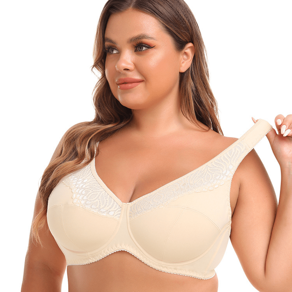 Magic Breathable Full Coverage Support Lift Lace Bra